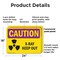 Signmission Radiation & Laser Sign, 18 in H x 24 in W, Plastic, Rectangle OS-2PACK-CR-P-1824-L-10200 - alternate 3